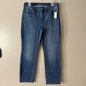 Old Navy Women’s High Rise Wow Straight Jeans, 12P